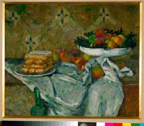 Composta e piatto di biscotti